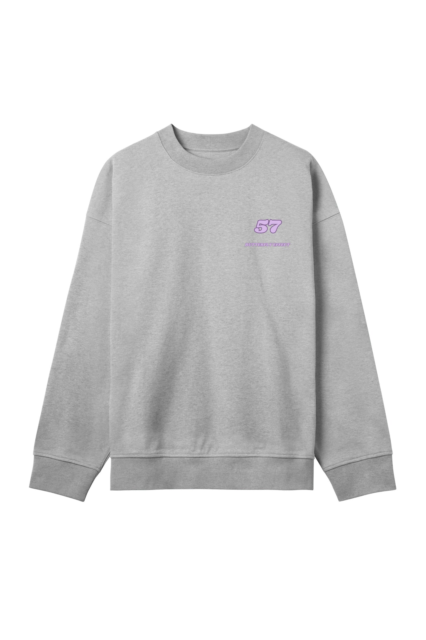 Lorenz Strange Attractor V2 Grey Pink - Boxy Sweatshirt